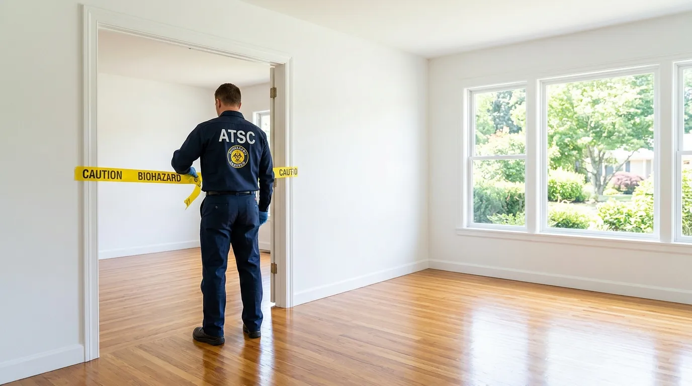 Certified biohazard cleanup crew performing Crime Scene Cleanup in Long Branch