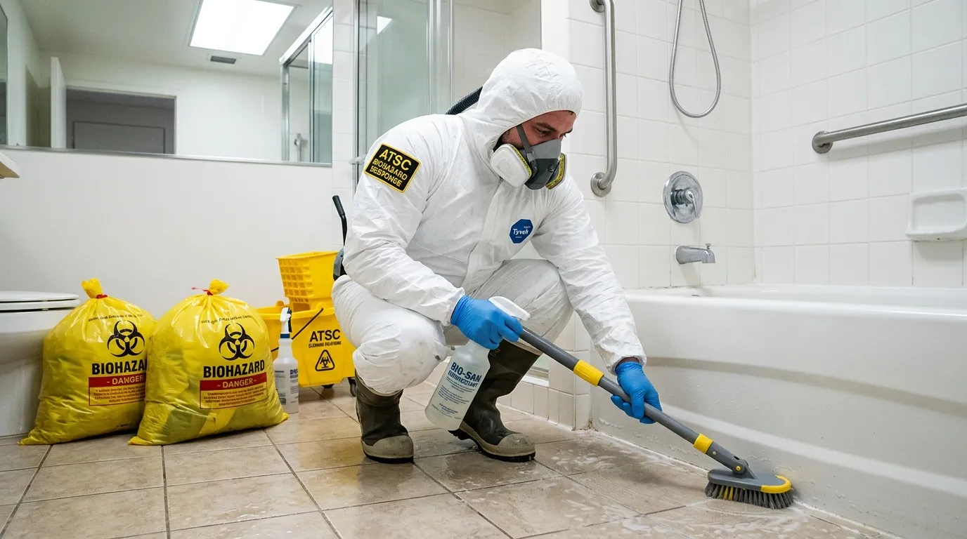 Decontamination equipment deployed for Blood Cleanup in Long Branch